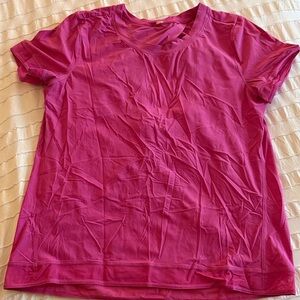 lululemon athletica Vibrant Pink Short Sleeve Tee